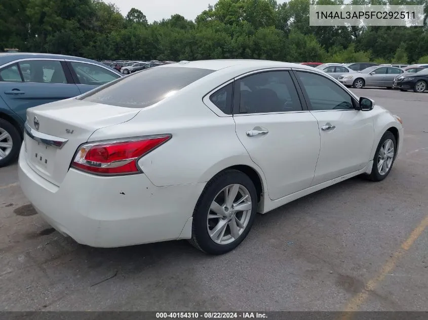 1N4AL3AP5FC292511 2015 Nissan Altima 2.5 Sv