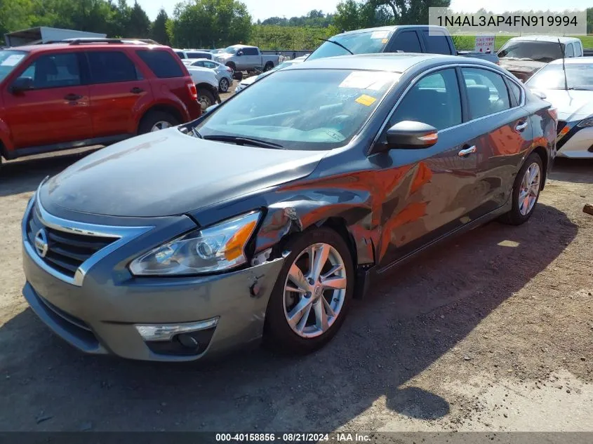 2015 Nissan Altima 2.5 Sl VIN: 1N4AL3AP4FN919994 Lot: 40366067