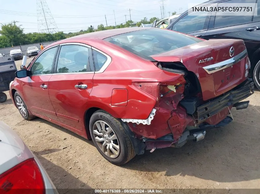 1N4AL3AP5FC597751 2015 Nissan Altima 2.5 S