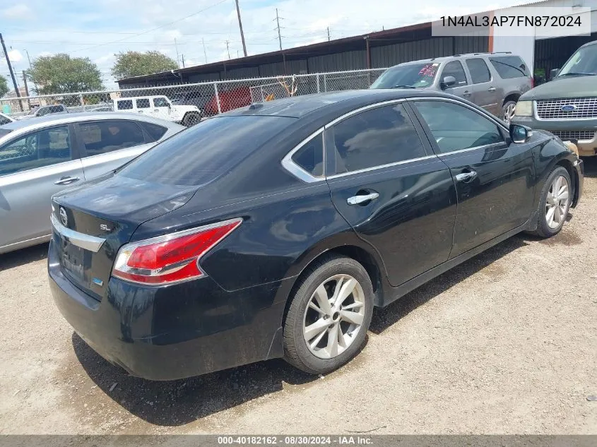 2015 Nissan Altima 2.5 Sl VIN: 1N4AL3AP7FN872024 Lot: 40182162