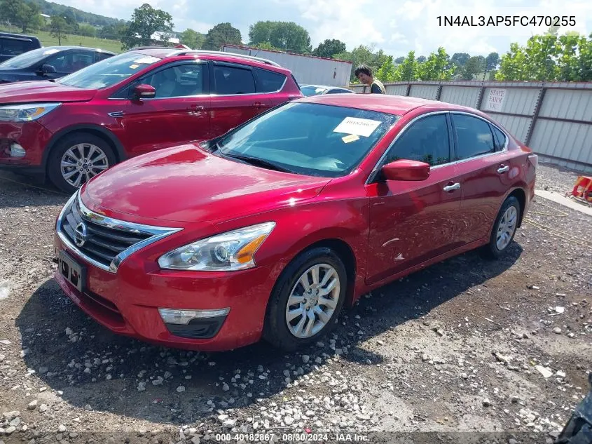 2015 Nissan Altima 2.5 S VIN: 1N4AL3AP5FC470255 Lot: 40182867