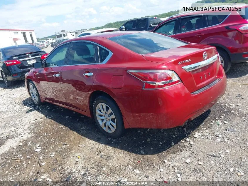 2015 Nissan Altima 2.5 S VIN: 1N4AL3AP5FC470255 Lot: 40182867