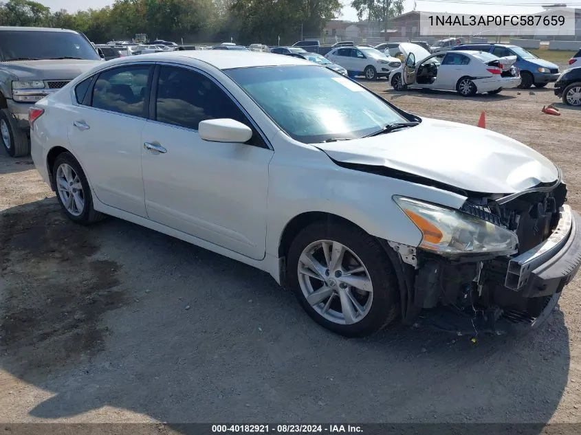 2015 Nissan Altima 2.5 Sv VIN: 1N4AL3AP0FC587659 Lot: 40182921