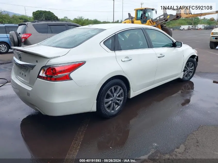 1N4AL3APXFC592108 2015 Nissan Altima 2.5 S