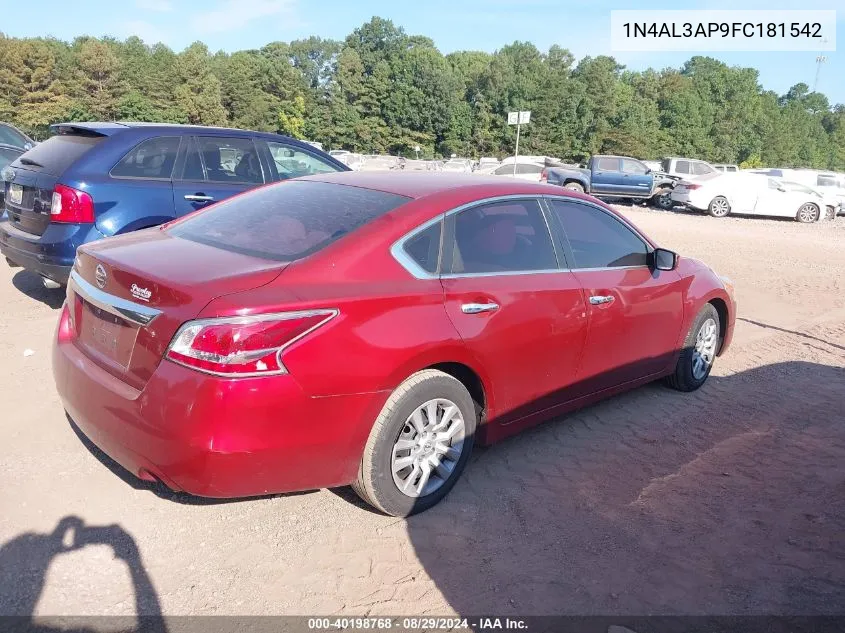 1N4AL3AP9FC181542 2015 Nissan Altima 2.5