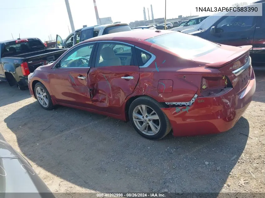 2015 Nissan Altima 2.5 Sv VIN: 1N4AL3AP6FC583390 Lot: 40202998