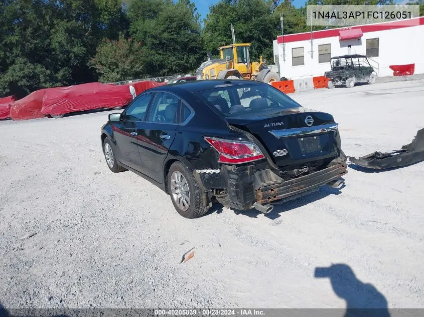 1N4AL3AP1FC126051 2015 Nissan Altima 2.5/2.5 S/2.5 Sl/2.5 Sv