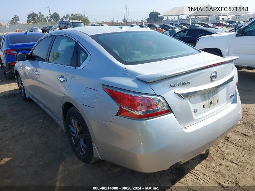 1N4AL3APXFC571548 2015 Nissan Altima 2.5 S