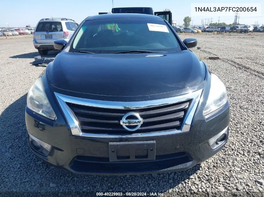 2015 Nissan Altima 2.5/2.5 S/2.5 Sl/2.5 Sv VIN: 1N4AL3AP7FC200654 Lot: 40229903