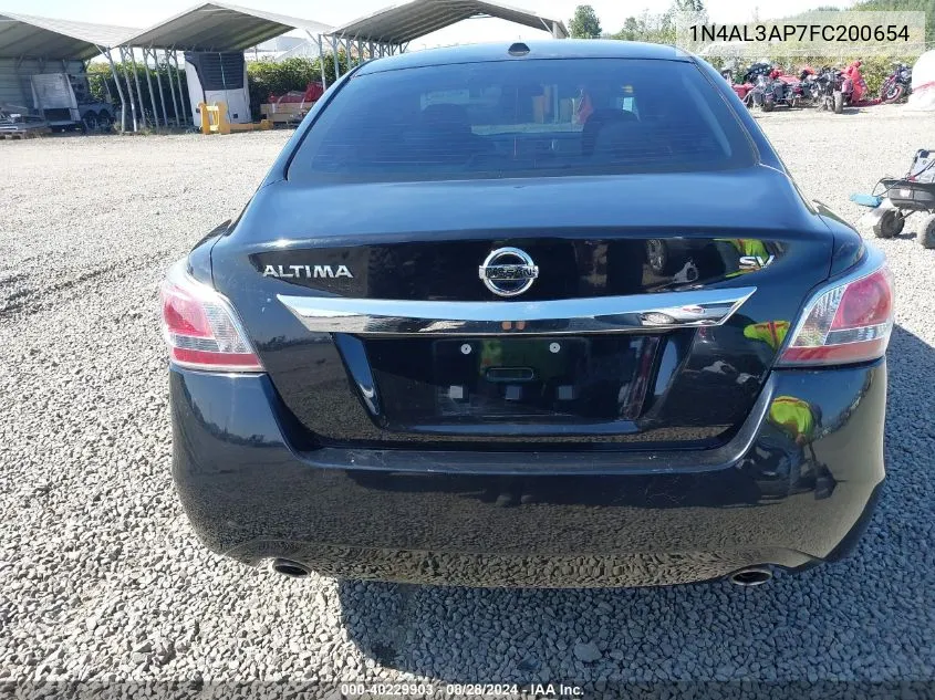 2015 Nissan Altima 2.5/2.5 S/2.5 Sl/2.5 Sv VIN: 1N4AL3AP7FC200654 Lot: 40229903