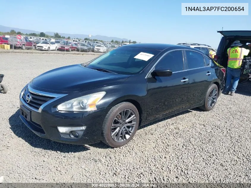 2015 Nissan Altima 2.5/2.5 S/2.5 Sl/2.5 Sv VIN: 1N4AL3AP7FC200654 Lot: 40229903