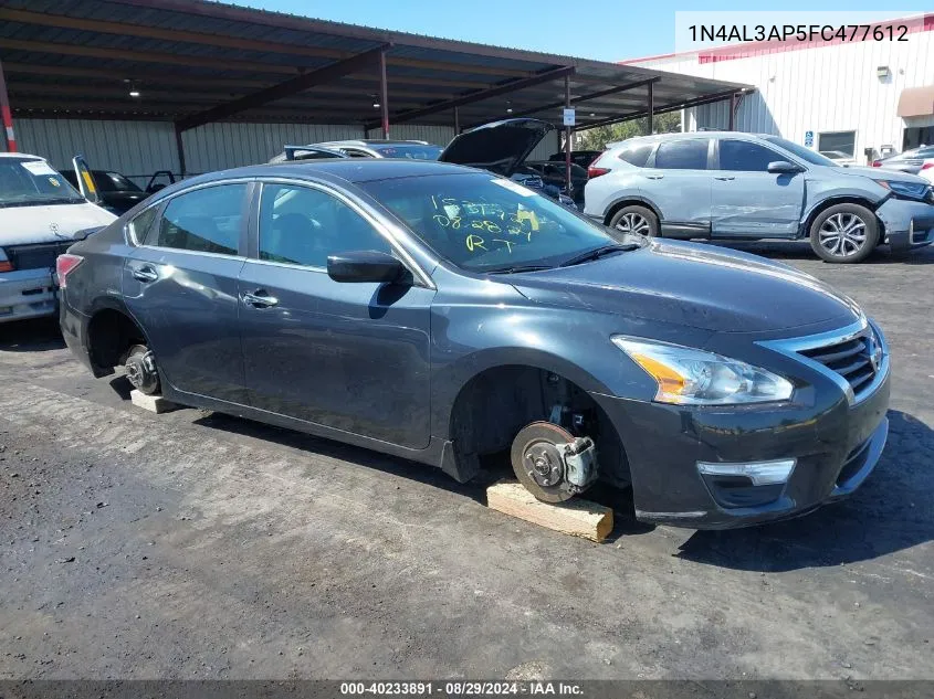 2015 Nissan Altima 2.5 S VIN: 1N4AL3AP5FC477612 Lot: 40233891