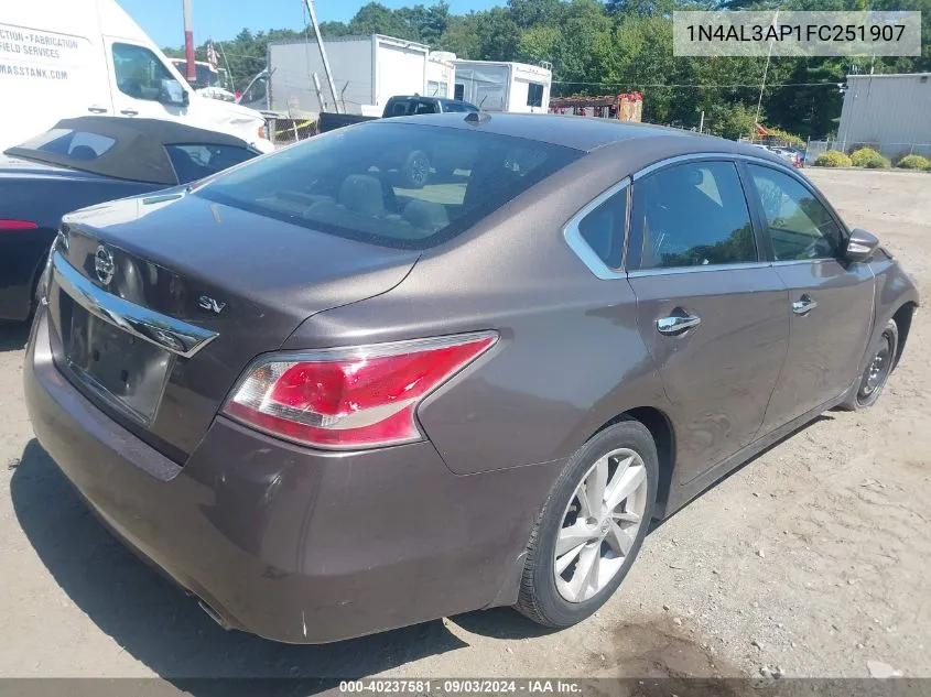 1N4AL3AP1FC251907 2015 Nissan Altima 2.5 Sv