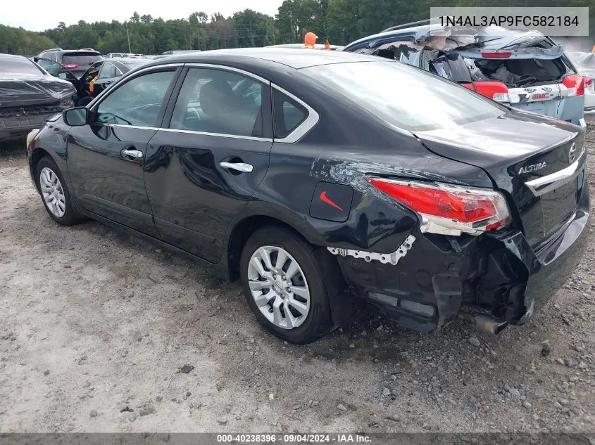 2015 Nissan Altima 2.5 S VIN: 1N4AL3AP9FC582184 Lot: 40238396