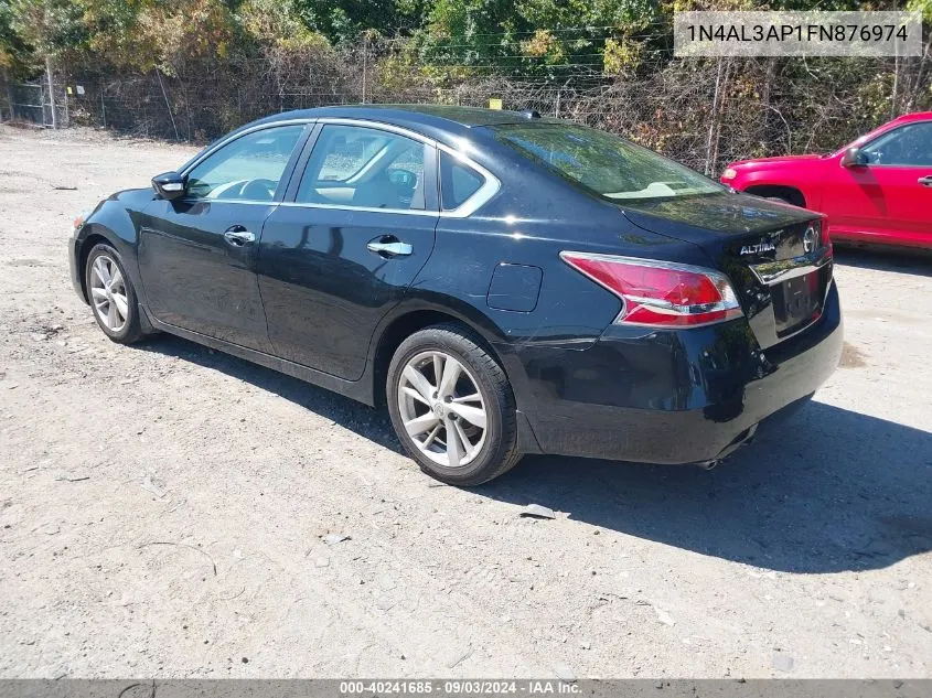 2015 Nissan Altima 2.5 Sl VIN: 1N4AL3AP1FN876974 Lot: 40241685