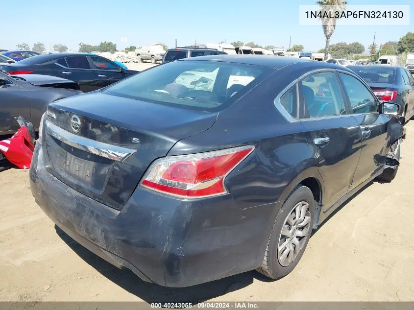 2015 Nissan Altima 2.5/2.5 S/2.5 Sl/2.5 Sv VIN: 1N4AL3AP6FN324130 Lot: 40243055