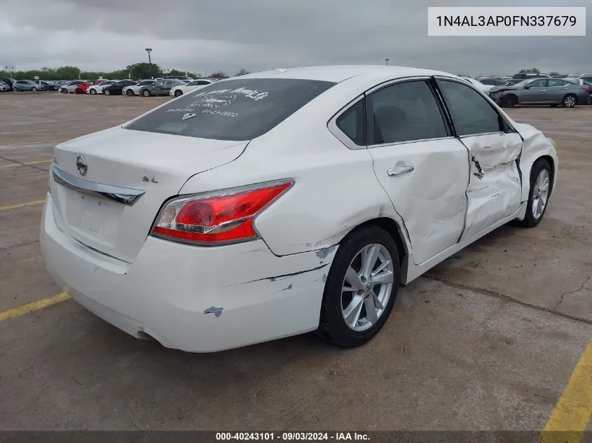 2015 Nissan Altima 2.5 Sl VIN: 1N4AL3AP0FN337679 Lot: 40243101