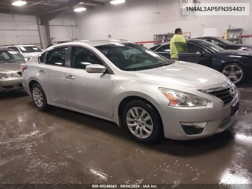 2015 Nissan Altima 2.5 S VIN: 1N4AL3AP5FN354431 Lot: 40246043