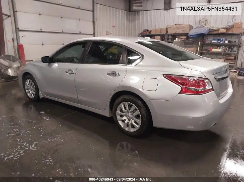 2015 Nissan Altima 2.5 S VIN: 1N4AL3AP5FN354431 Lot: 40246043