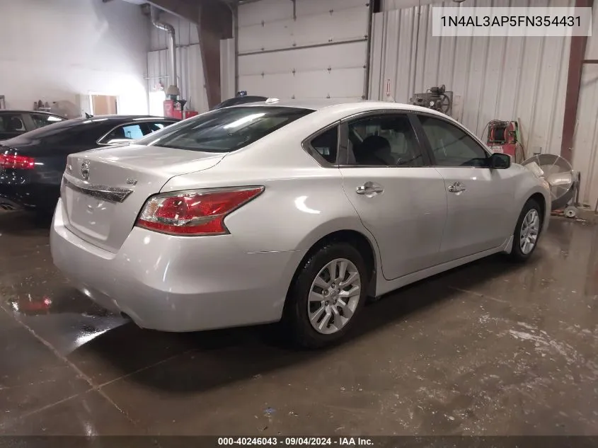 2015 Nissan Altima 2.5 S VIN: 1N4AL3AP5FN354431 Lot: 40246043