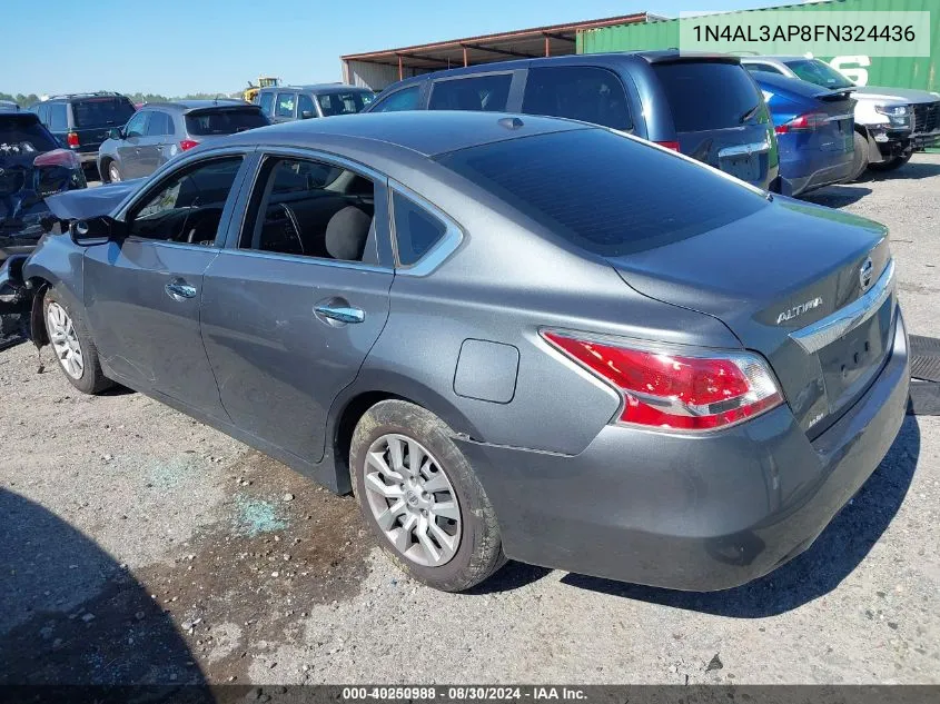 1N4AL3AP8FN324436 2015 Nissan Altima 2.5/2.5 S/2.5 Sl/2.5 Sv