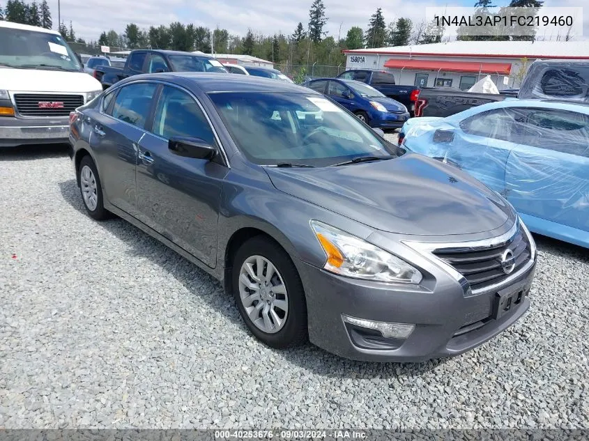 2015 Nissan Altima 2.5 S VIN: 1N4AL3AP1FC219460 Lot: 40253676