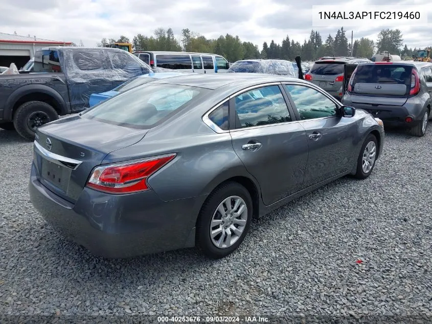 2015 Nissan Altima 2.5 S VIN: 1N4AL3AP1FC219460 Lot: 40253676