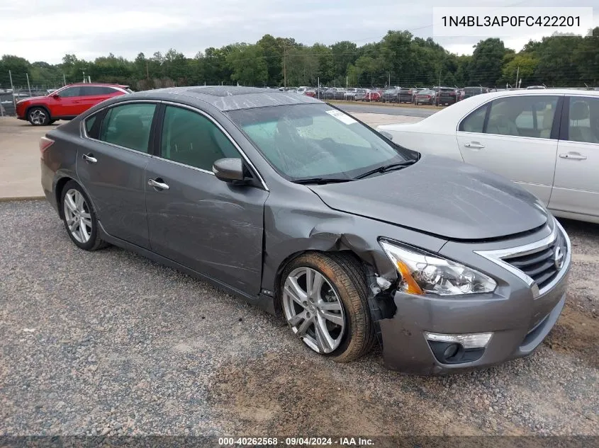 2015 Nissan Altima 3.5 Sl VIN: 1N4BL3AP0FC422201 Lot: 40262568