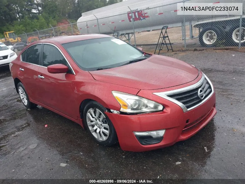 2015 Nissan Altima 2.5 S VIN: 1N4AL3AP0FC233074 Lot: 40265998