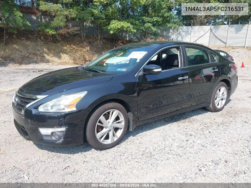 2015 Nissan Altima 2.5 Sv VIN: 1N4AL3AP5FC216531 Lot: 40267006