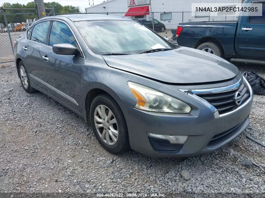 1N4AL3AP2FC142985 2015 Nissan Altima 2.5 S