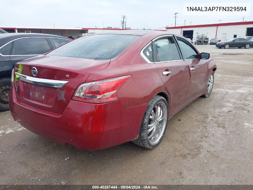 2015 Nissan Altima 2.5 S VIN: 1N4AL3AP7FN329594 Lot: 40267444