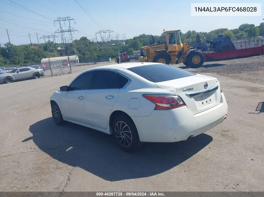 1N4AL3AP6FC468028 2015 Nissan Altima 2.5/2.5 S/2.5 Sl/2.5 Sv