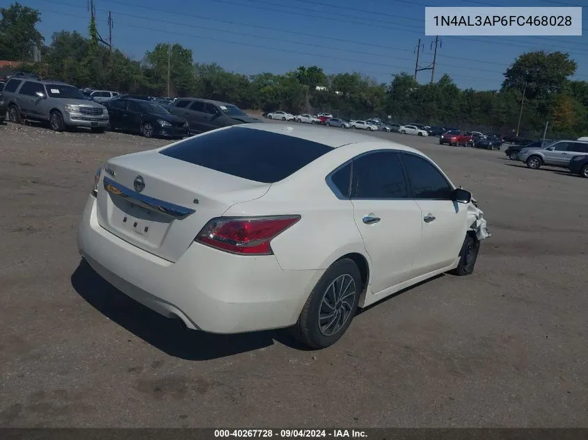 1N4AL3AP6FC468028 2015 Nissan Altima 2.5/2.5 S/2.5 Sl/2.5 Sv