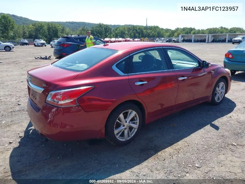 2015 Nissan Altima 2.5 Sv VIN: 1N4AL3AP1FC123957 Lot: 40269552