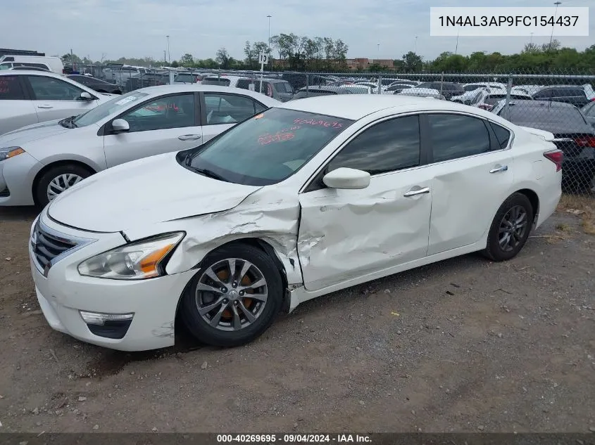 2015 Nissan Altima 2.5 S VIN: 1N4AL3AP9FC154437 Lot: 40269695