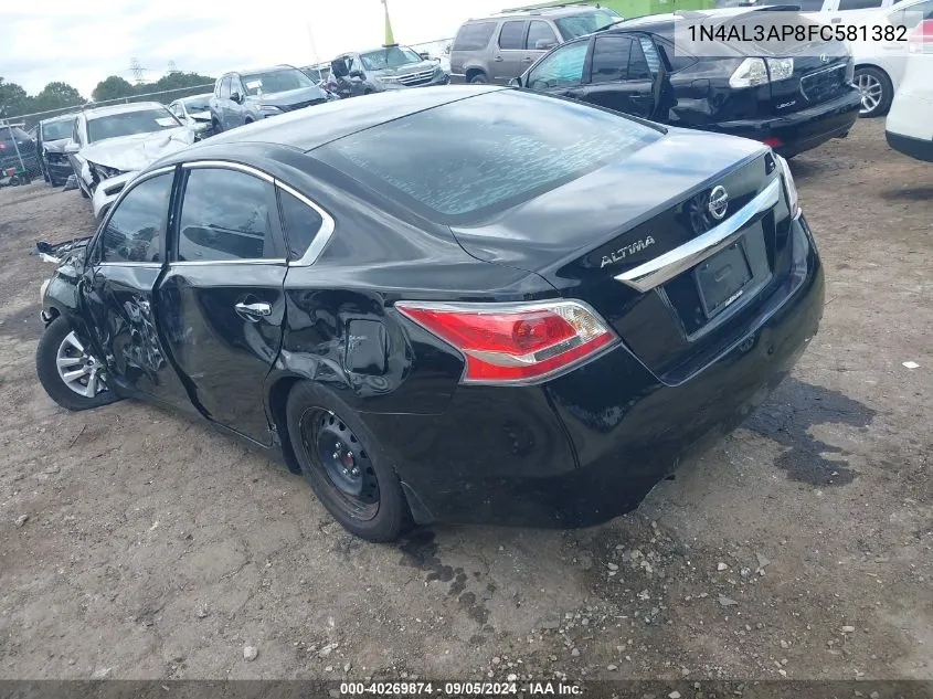 1N4AL3AP8FC581382 2015 Nissan Altima 2.5 S