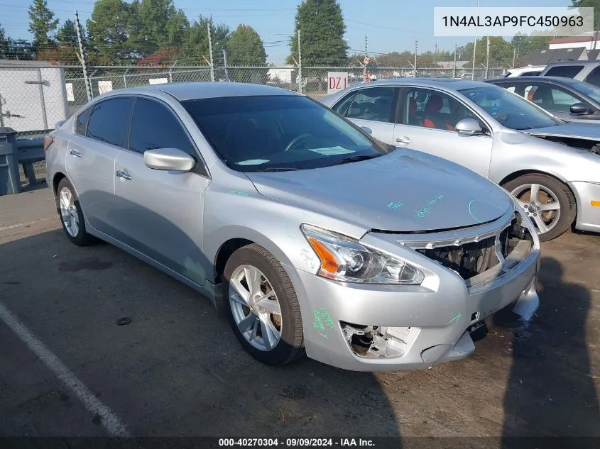 2015 Nissan Altima 2.5 Sv VIN: 1N4AL3AP9FC450963 Lot: 40270304