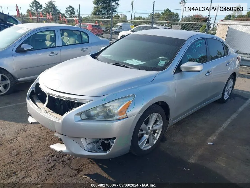 2015 Nissan Altima 2.5 Sv VIN: 1N4AL3AP9FC450963 Lot: 40270304