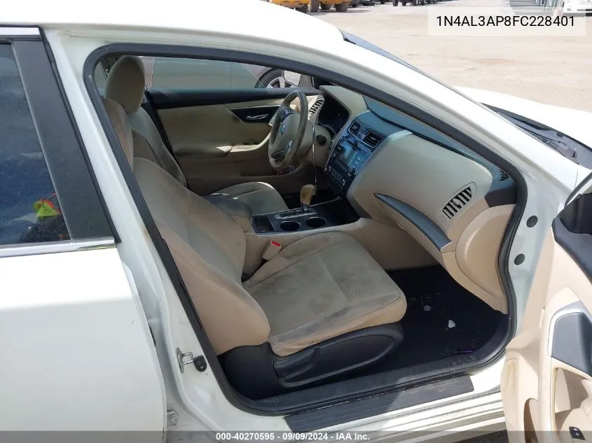 1N4AL3AP8FC228401 2015 Nissan Altima 2.5 S