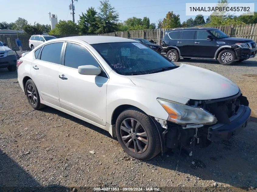 2015 Nissan Altima 2.5 S VIN: 1N4AL3AP8FC455782 Lot: 40271953