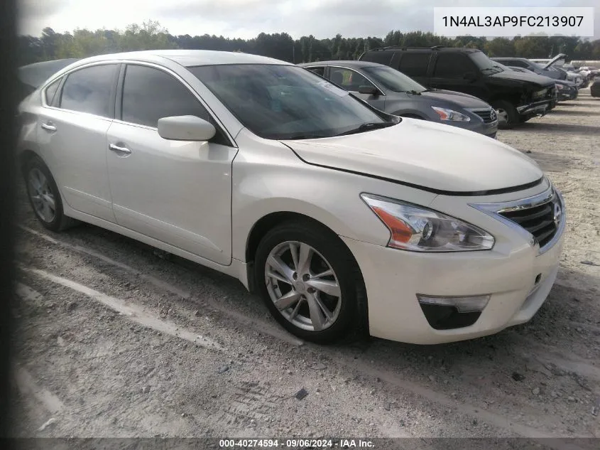 2015 Nissan Altima 2.5/S/Sv/Sl VIN: 1N4AL3AP9FC213907 Lot: 40274594