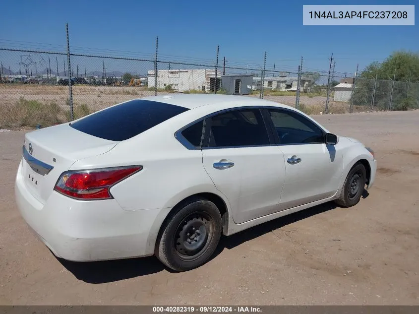 2015 Nissan Altima 2.5/2.5 S/2.5 Sl/2.5 Sv VIN: 1N4AL3AP4FC237208 Lot: 40282319