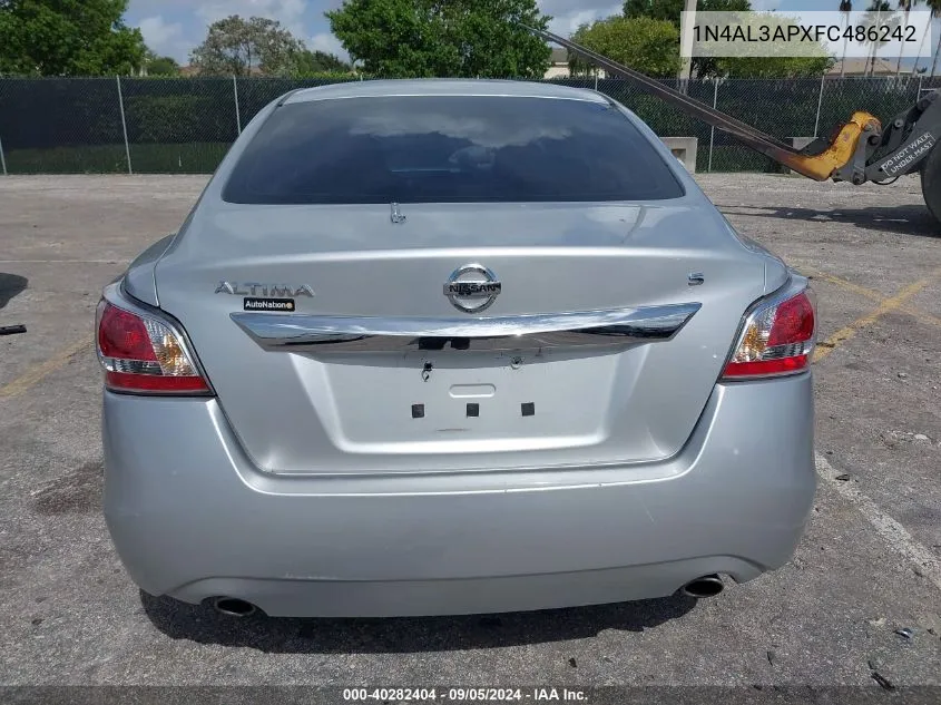 2015 Nissan Altima 2.5 S VIN: 1N4AL3APXFC486242 Lot: 40282404