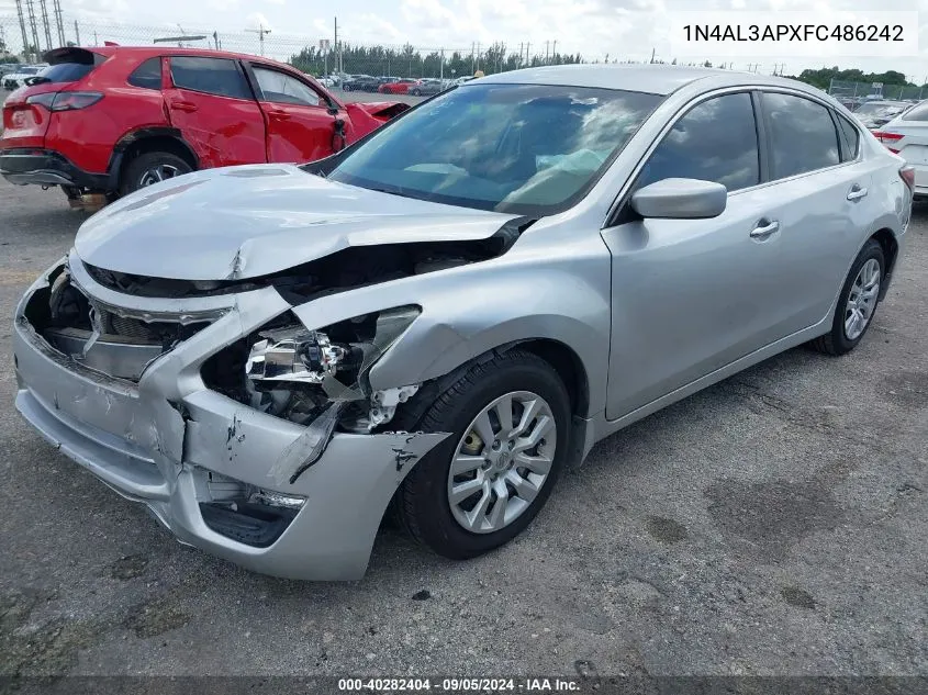 1N4AL3APXFC486242 2015 Nissan Altima 2.5 S