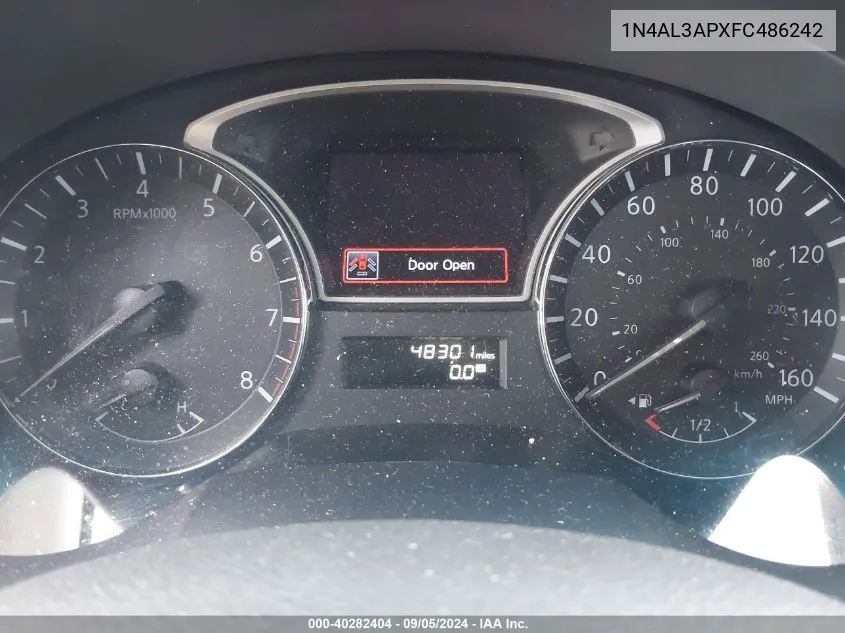 1N4AL3APXFC486242 2015 Nissan Altima 2.5 S