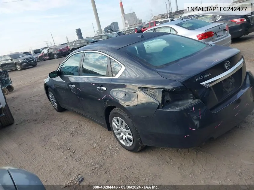 2015 Nissan Altima 2.5/S/Sv/Sl VIN: 1N4AL3AP1FC242477 Lot: 40284446