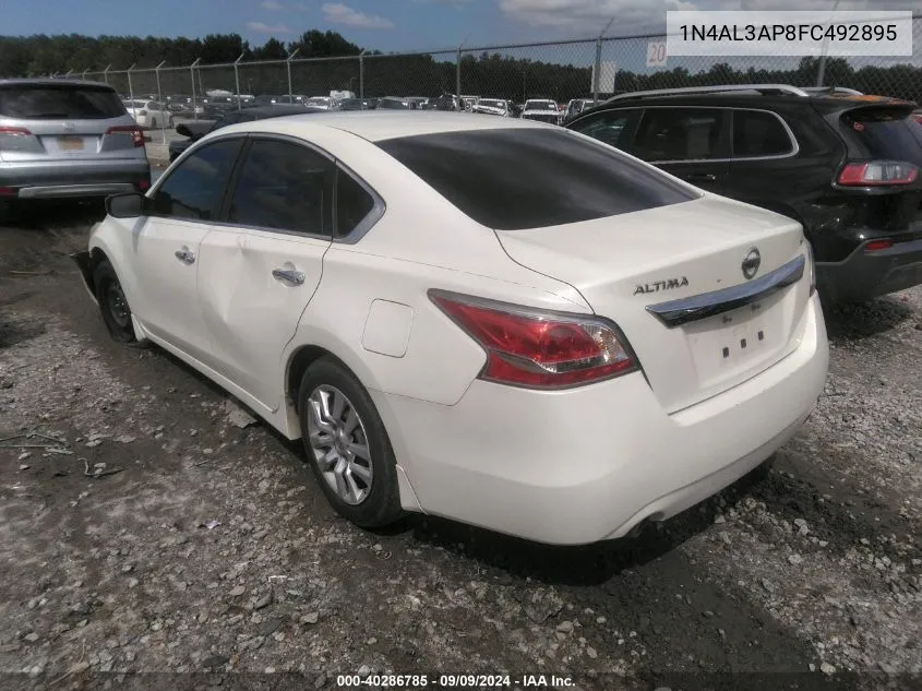 2015 Nissan Altima 2.5 S VIN: 1N4AL3AP8FC492895 Lot: 40286785