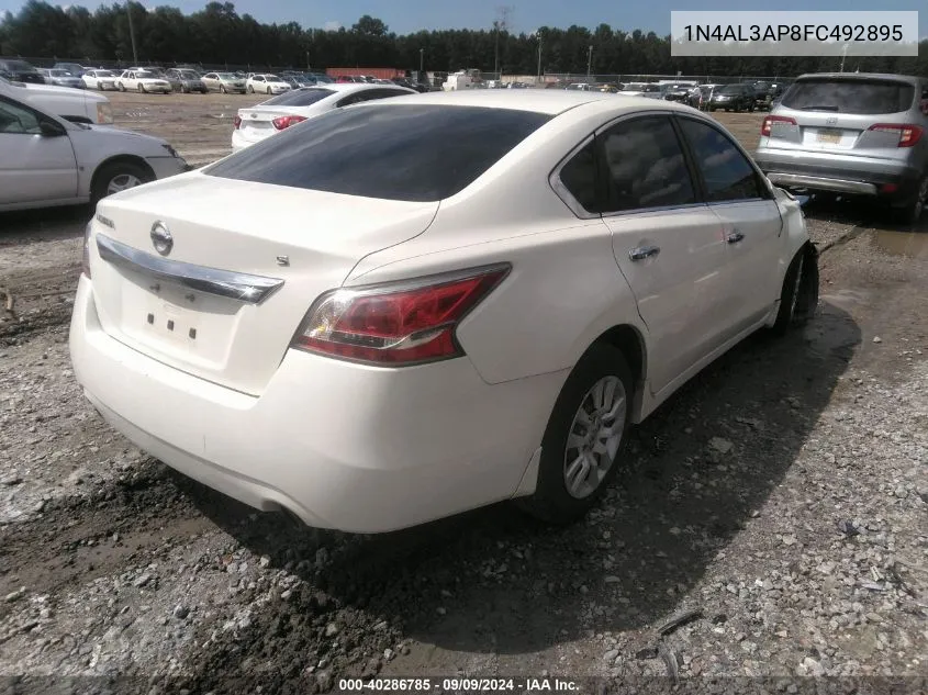 2015 Nissan Altima 2.5 S VIN: 1N4AL3AP8FC492895 Lot: 40286785