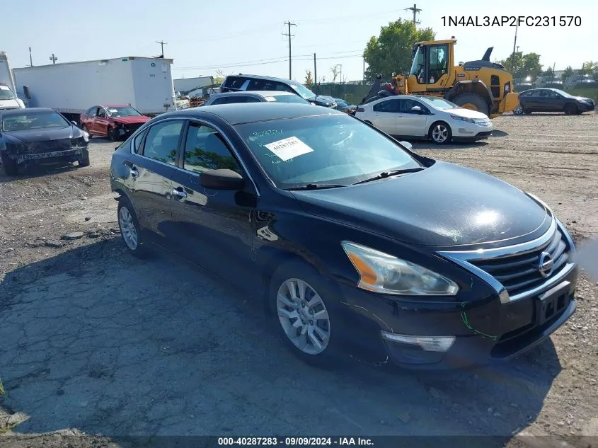 2015 Nissan Altima 2.5 S VIN: 1N4AL3AP2FC231570 Lot: 40287283